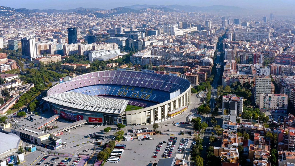 Grupo de viagem para a Espanha - Estádio do Barcelona