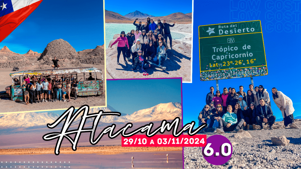 Grupo de viagem para o Atacama